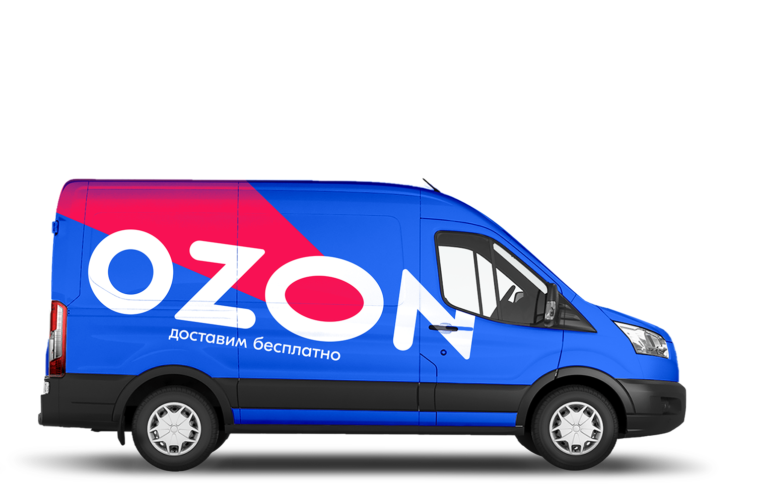 Машина курьер озон. Фургон Озон. Машина Озон доставка. Форд Транзит Озон. Фирменный фургон.
